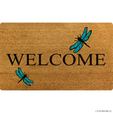 Natural Coir Plain - Welcome 45 x 75cm