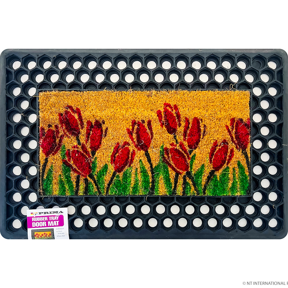 Coco Red Green Door Mat 40X60cm