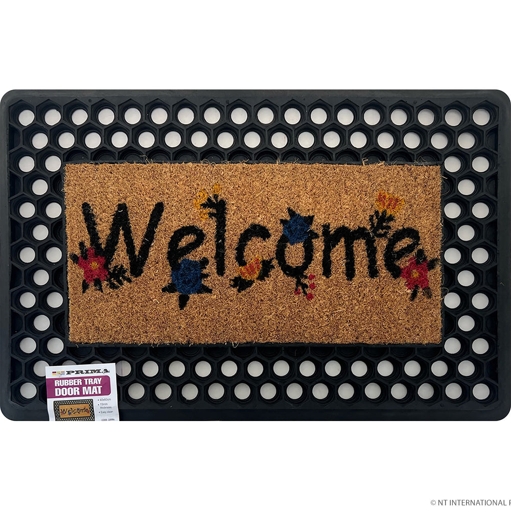 Coco Welcome Red Blue Star Door Mat 40X60cm