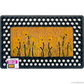 Coco Black Yellow Door Mat 40X60cm