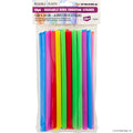 100pc Plastic Smoothie Straws(1CM x 26CM)