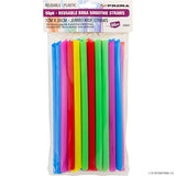 Peak Kit 100pc Plastic Smoothie Straws(1CM x 26CM) - Peak Kit