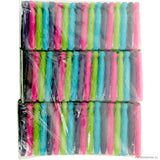 100pc Plastic Smoothie Straws(1CM x 26CM)