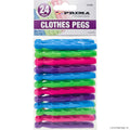 24pc Dolly Plastic Clothes Pegs
