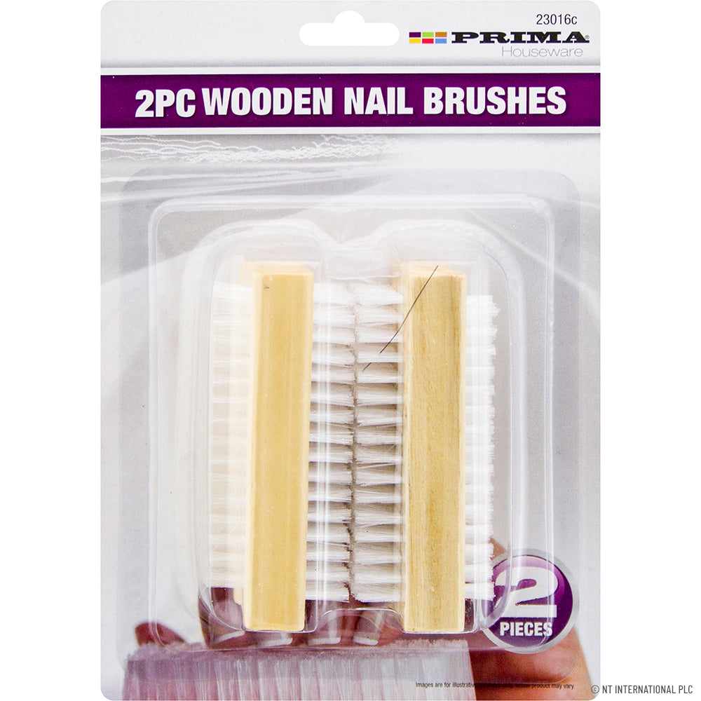 Peak Kit 2pc Wooden Nail Brushes - Peak Kit