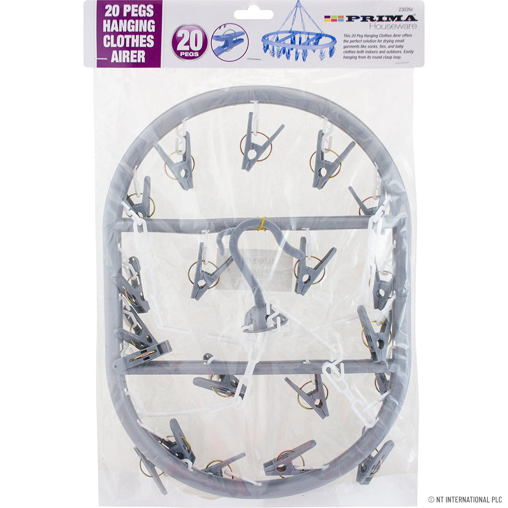 20 Peg Rectangular Clothes Dryer Hanger