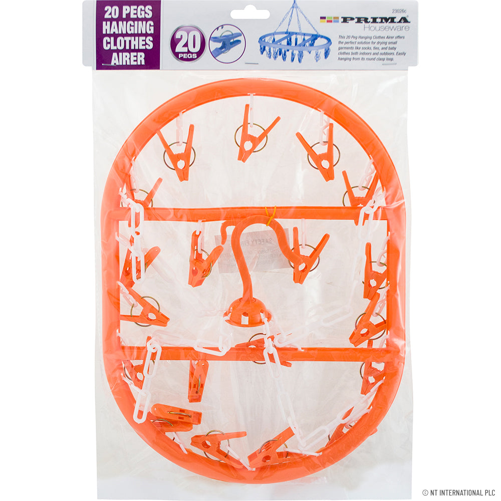 20 Peg Rectangular Clothes Dryer Hanger