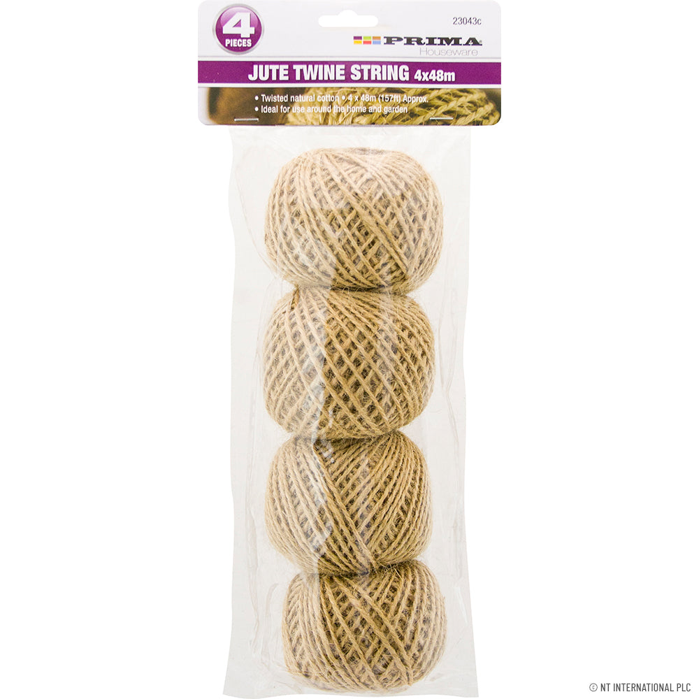 4pk String Jute Cotton - 48m