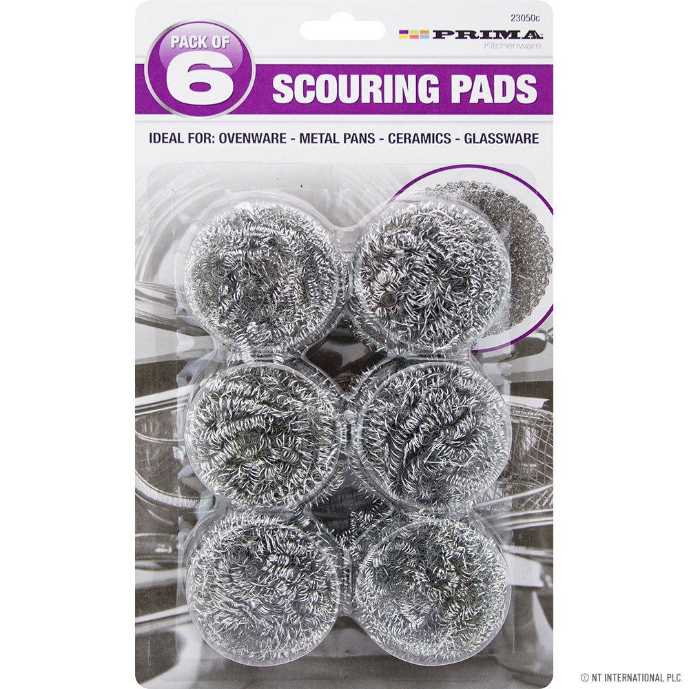 Peak Kit 6pk Steel Scourer / Scouring Pads - Peak Kit