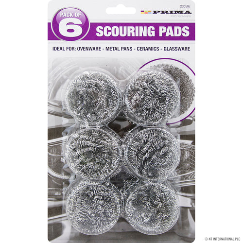 Peak Kit 6pk Steel Scourer / Scouring Pads - Peak Kit