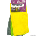3pc Microfibre Ultra Buff Car Cloths (38x38cm