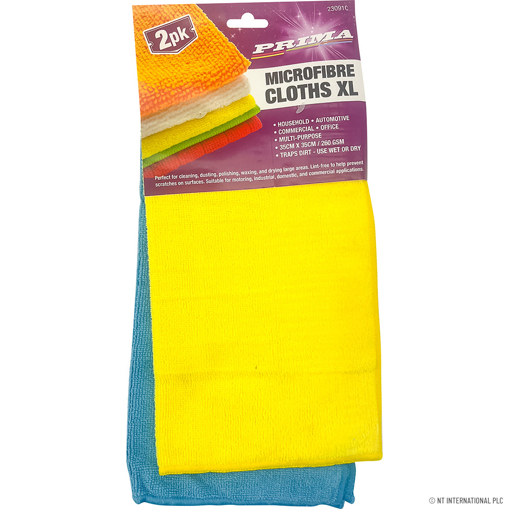 4pk Microfibre Cloths (35x35cm)