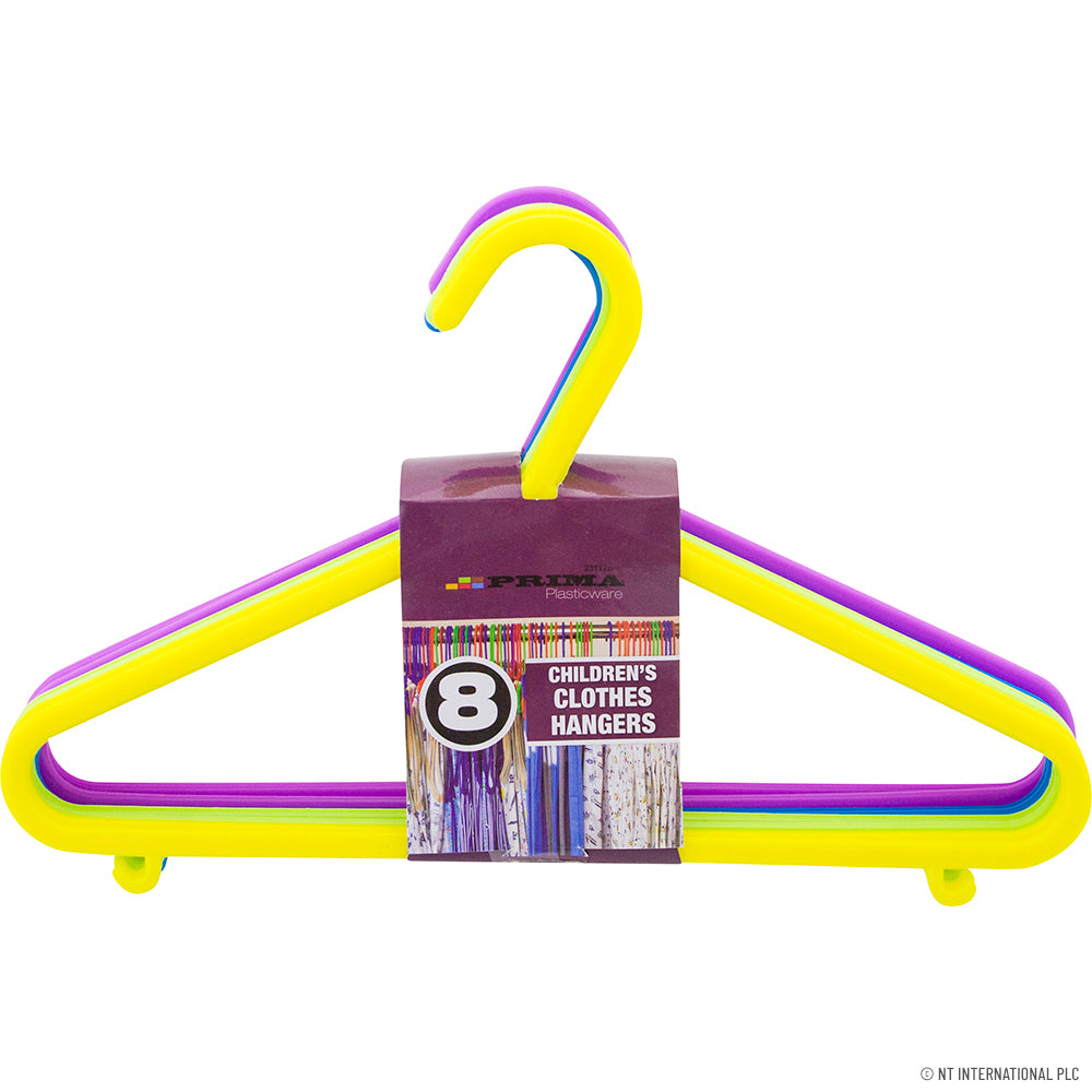Peak Kit 8pc Children Clothes Hangers (Mixed Color) - Peak Kit