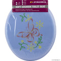17" Embroidery Soft Toilet Seat Asstd Colours