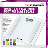 Peak Kit 3 In 1 Body Fat Bathroom Scale 150kg - Peak Kit