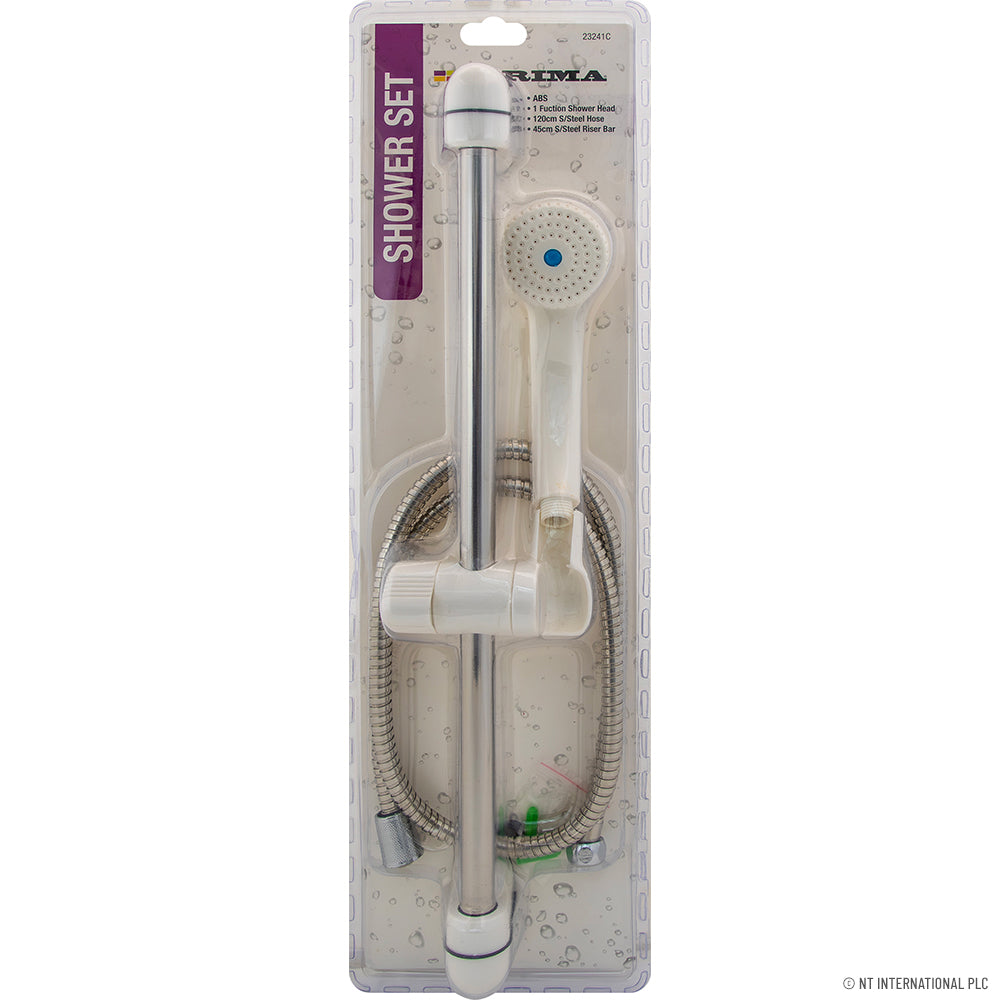 1 Function Shower Head & 1.2m Hose + Bar