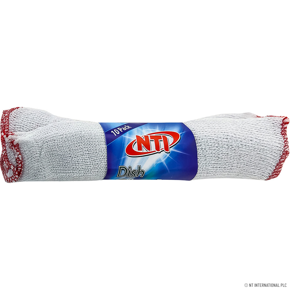 Peak Kit 10pc Bleach Dish Cloth 30x25cm (12) - Peak Kit