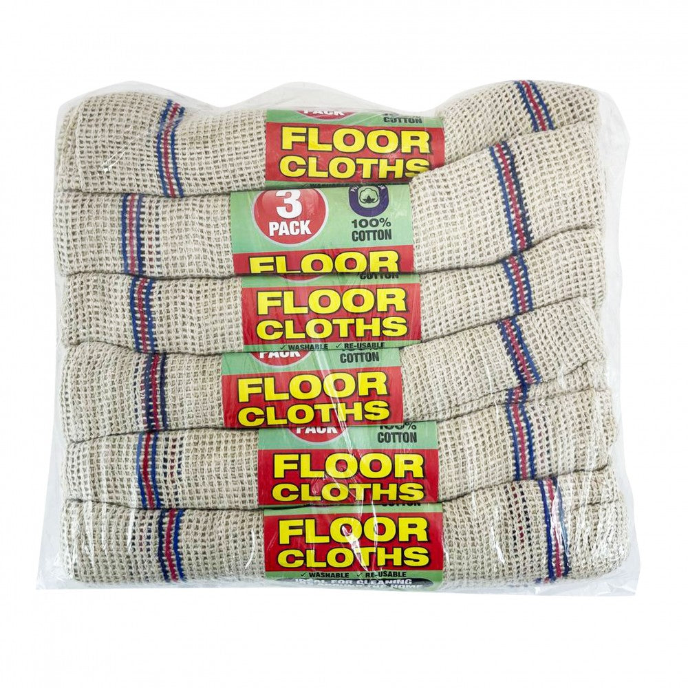 Peak Kit 3pk Floor Cloths Cotton - 15 - Peak Kit