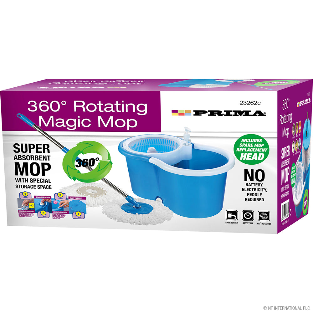 360 Rotating Magic Mop with Spare Head