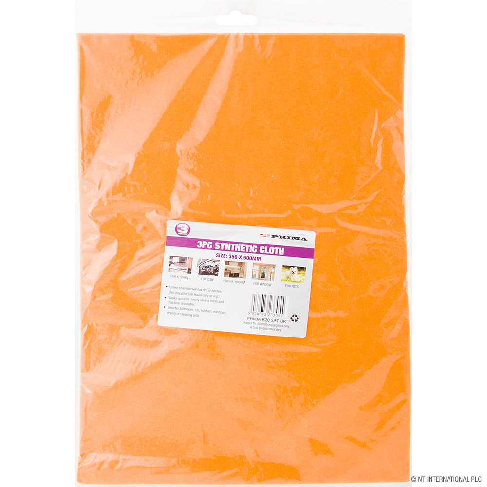 Peak Kit 3pc Synthetic Cloth - 35cm x 50cm - Peak Kit
