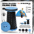 Portable Collapsible Stool (7cm-45cm), Black