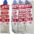 Size 20 Twine Cotton Mop Push Socket Plastic