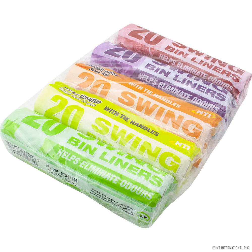 20pk Swing Bin Liners (5 Scents Asst)