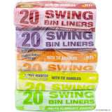 20pk Swing Bin Liners (5 Scents Asst)