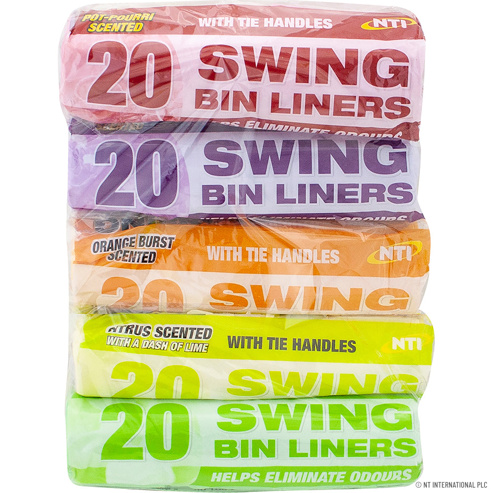 20pk Swing Bin Liners (5 Scents Asst)
