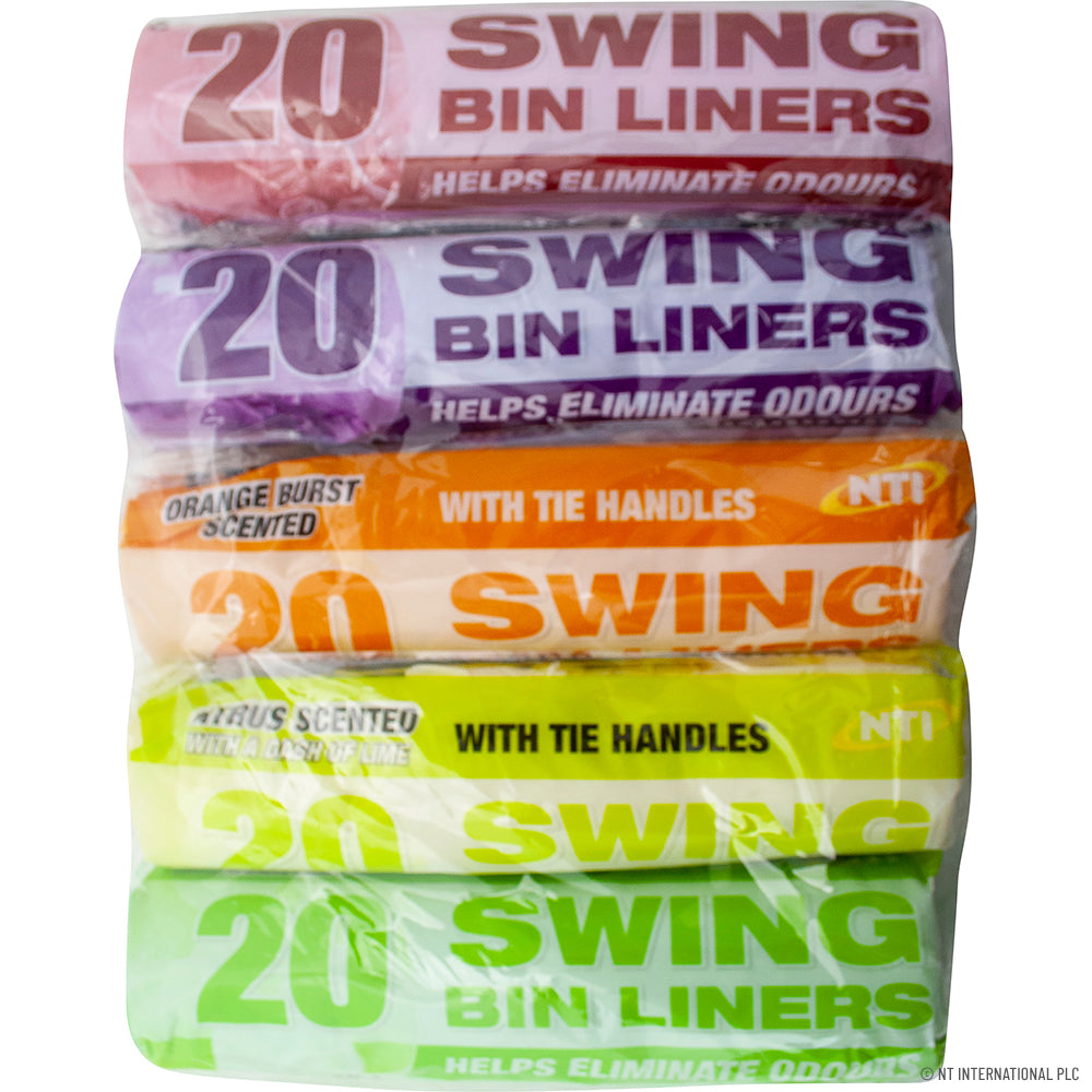 20pk Swing Bin Liners (5 Scents Asst)