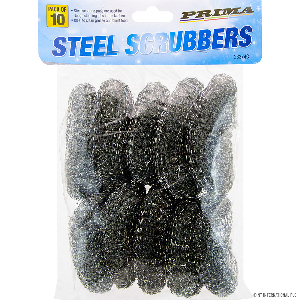 10pk Steel Scrubbers