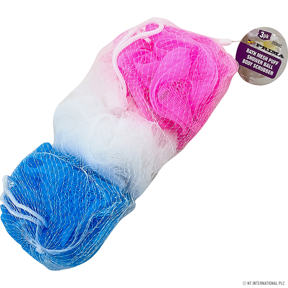 Peak Kit Assorted Body Puffs 3pk - Peak Kit