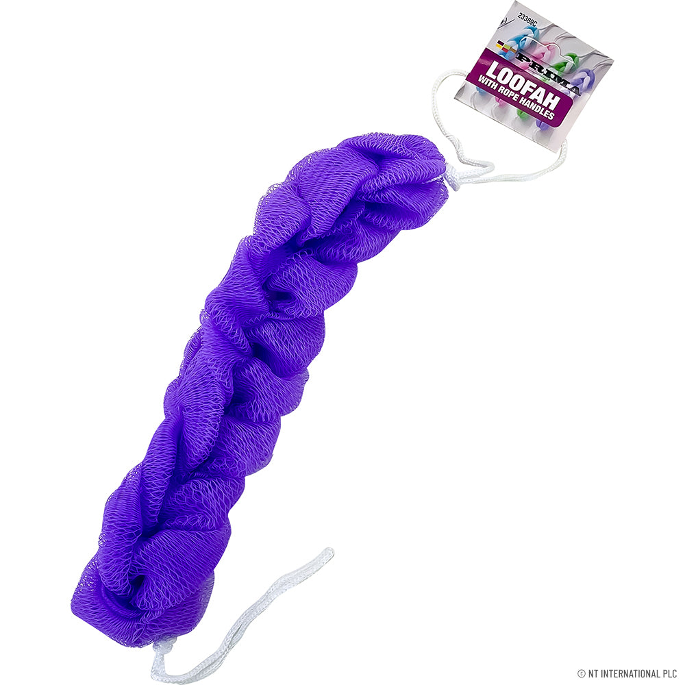 Long Loofah W/Rope - Bath Sponge