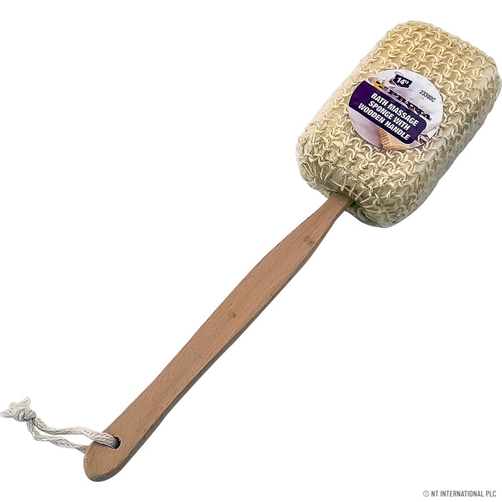 Peak Kit Bath Massage Sponge / Wooden Handle 14 - Peak Kit