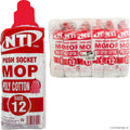 Size 12 Poly Cotton Mop Push Socket Plastic (