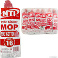 Size 16 Poly Cotton Mop Push Socket Plastic (