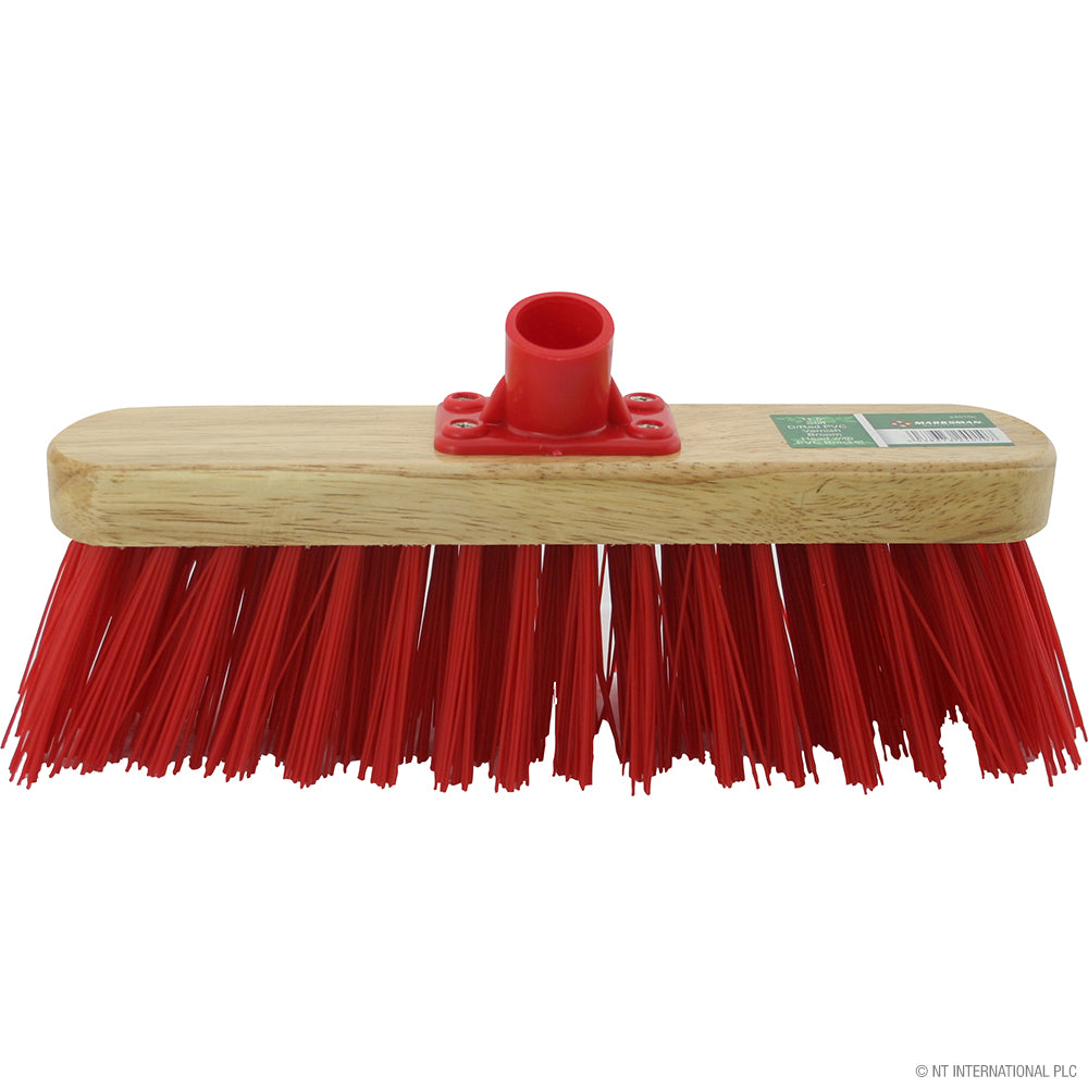 Peak Kit 30cm Stiff Red PVC Broom Brush Head - Varnish - Peak Kit