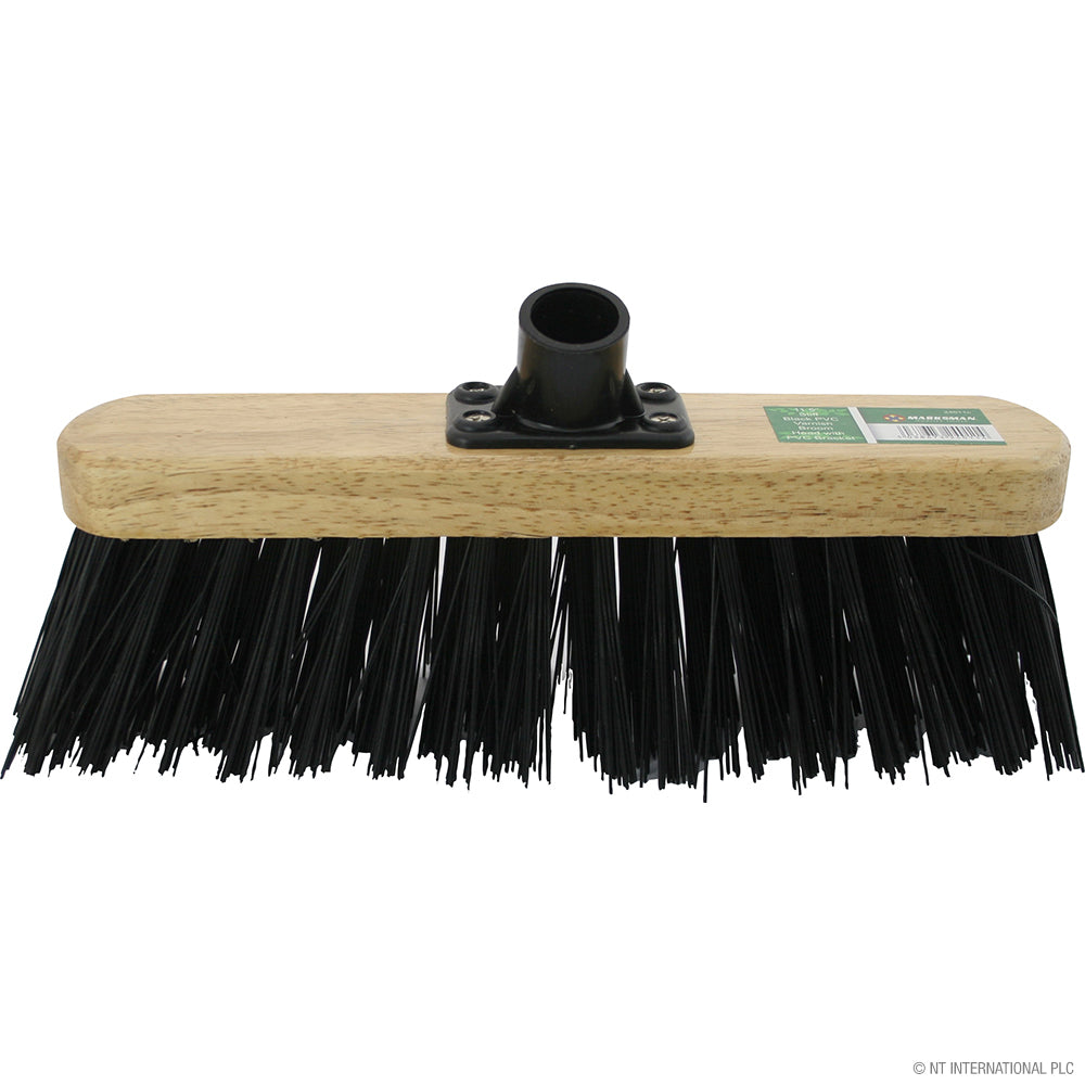 30cm Stiff Green PVC Broom Brush Head - Varni