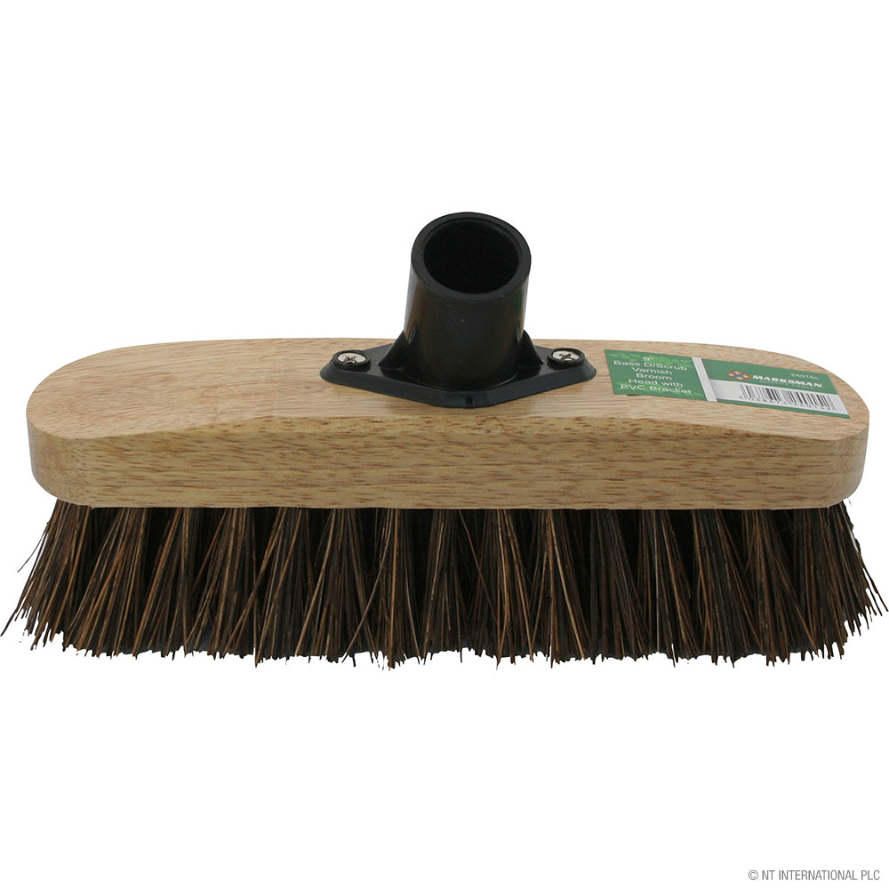 Peak Kit 23cm Stiff Broom Deck Brush Head - Varnish - Peak Kit