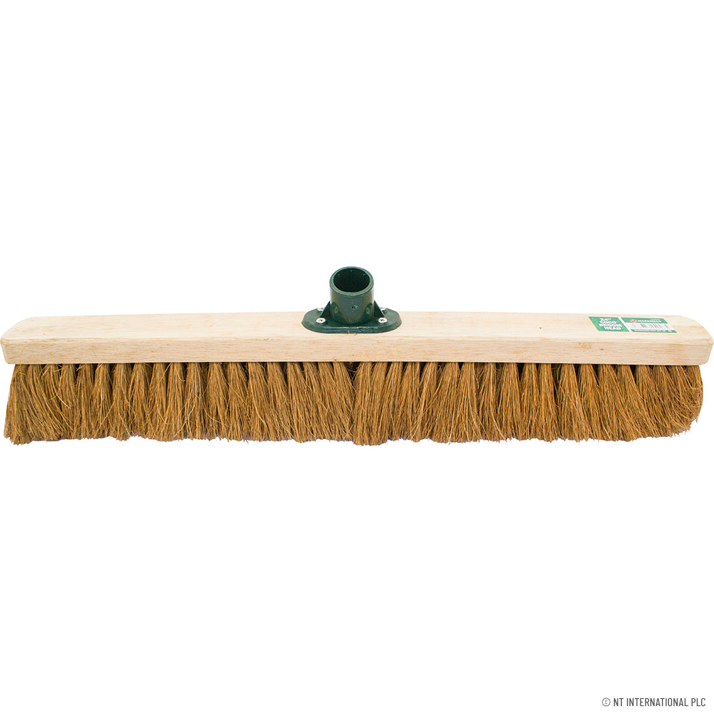 24" Coco Broom Broom Brush Head - Round Edges
