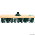 18" Green Stiff Synthetic Broom Brush Head -
