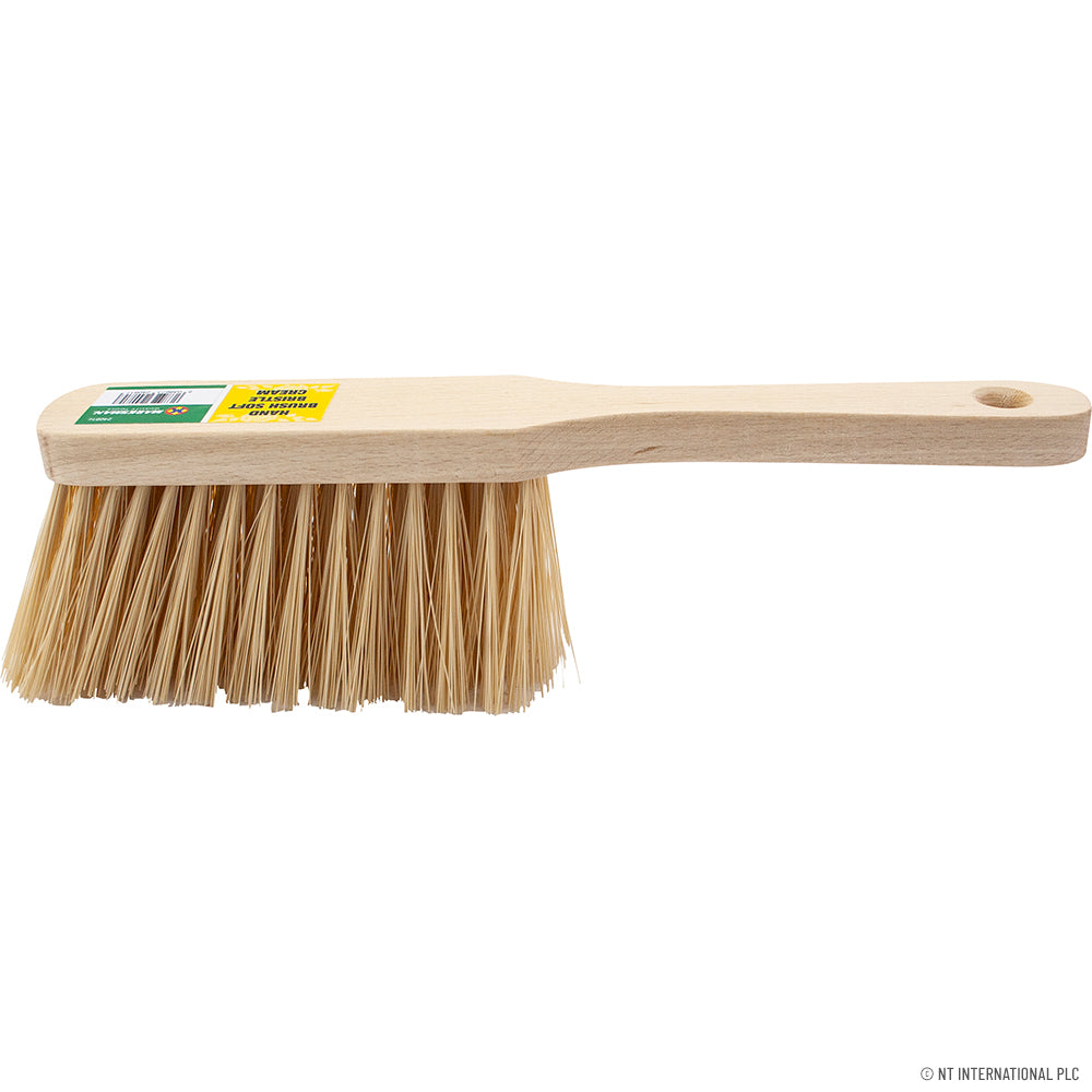 11'' Hand Brush - Soft Bristle (Cream)