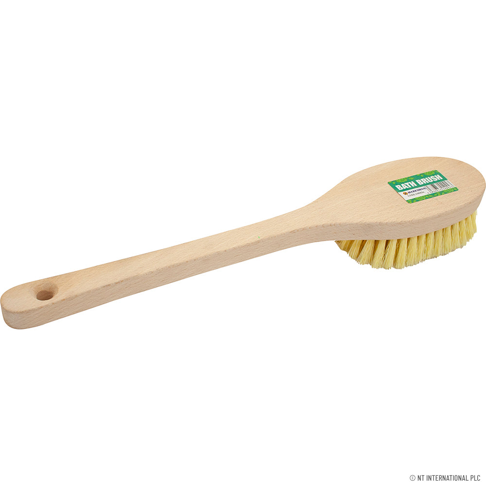 38cm Long Handle Bath Brush - Soft Bristle