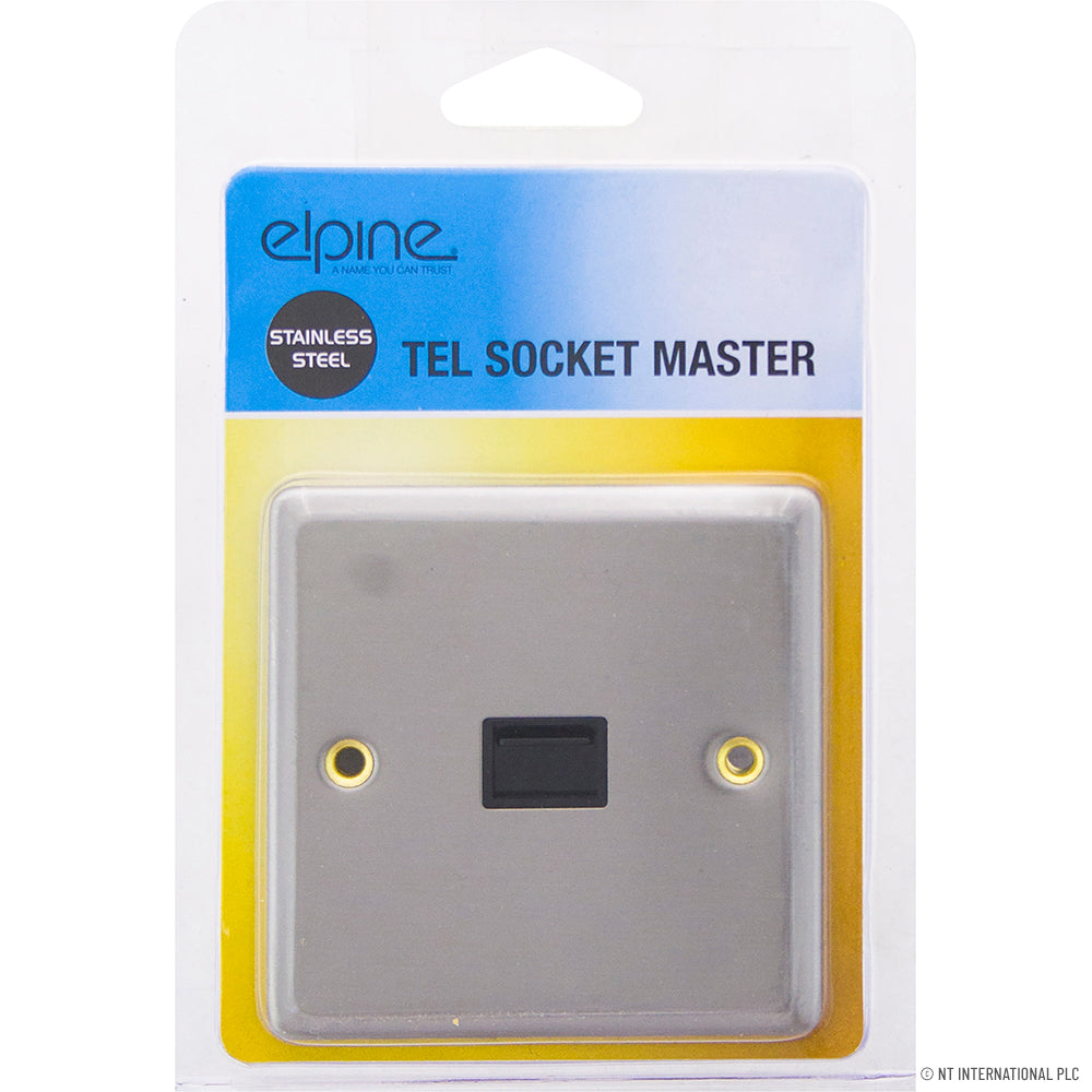 Peak Kit Telephone Socket Stainless Steel - Peak Kit