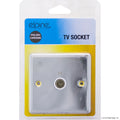 TV Socket Chrome