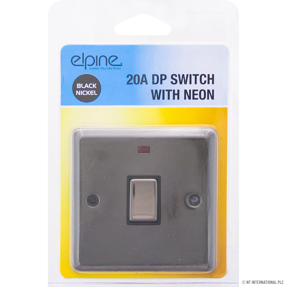 Peak Kit 20A DP Switch with Neon Black Nickel - Peak Kit