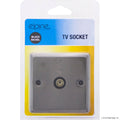 TV Socket Black Nickel