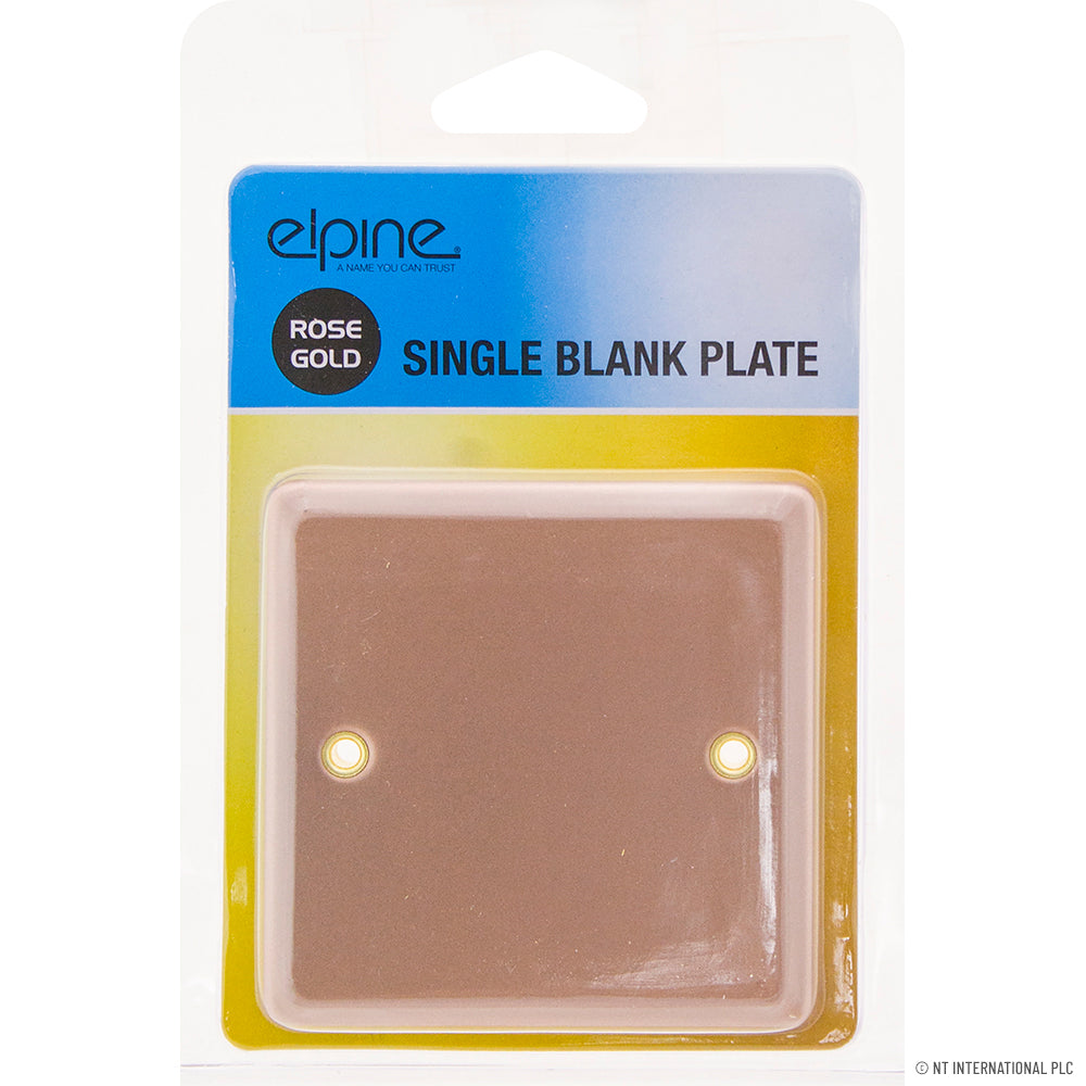 Peak Kit Single Blank Plate Rose Gold - Peak Kit