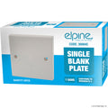 Single Blanking Plates ( 20 ) White