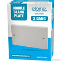 Double Blanking Plates ( 20 ) White